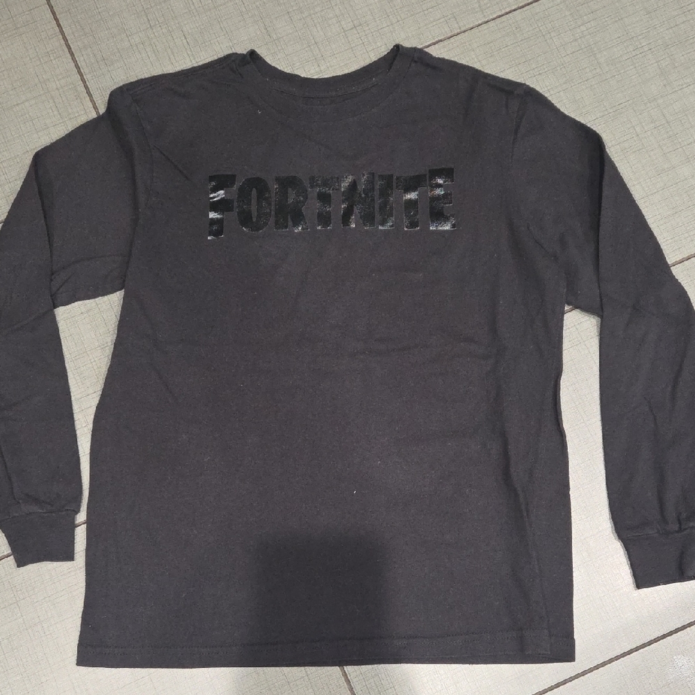 Fortnite Kids Long Sleeve Tee - Black